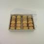 Imagem de Caixa para 20 Macarons com Berço Ref. M20BCB Branco - 14,5x20,5x5cm - 1 Unidade - San Felipo Rizzo Confeitaria