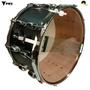 Imagem de Caixa para bateria - PHX Music BLACK Wood 14x8 - Casco em Basswood e aros Triplo Flange