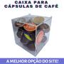 Imagem de Caixa Para Cápsulas De Café Acrílico Transparente Geek 13x13