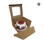 Imagem de Caixa para Doces Bolos e Panetones tipo Practice com Visor - Kraft - 1 unidade - Ideia - Rizzo