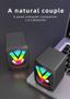 Imagem de Caixa Para PC Gamer Som Potente com LED RGB 6W RMS Notebook