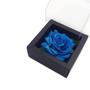 Imagem de Caixa Para Presente Com Rosa Encantada Amor Lindo Azul