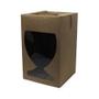 Imagem de Caixa para taça gourmet com visor cor kraft com 1 un patchii