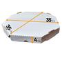 Imagem de Caixa Pizza Oitavada 35 Cm Branca Kit Com 10 Unidades