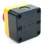 Imagem de Caixa Plástica Amarela Botão Emergência - Contato 1nf Cp1-e - Metaltex
