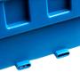Imagem de Caixa Plástica N3 Azul Porta Componentes Prática Kit Com 10 Peças 3A MARCON