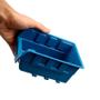 Imagem de Caixa Plástica N3 Azul Porta Componentes Prática Kit Com 10 Peças 3A MARCON
