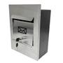 Imagem de Caixa Primor Frontal Inox Grande com Fechadura Frontal Carta
