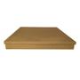 Imagem de Caixa Quadrada Tampa Sapato 10un 45x45x6 Madeira Mdf