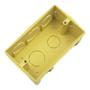 Caixa reforçada de luz p/Tomada/interruptor Amarela 4x2 - Multitoc Imagem de Caixa reforçada de luz p/Tomada/interruptor Amarela 4x2