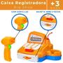 Imagem de Caixa Registradora De Brinquedo Infantil C/ Acessórios E Som