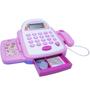 Imagem de Caixa Registradora Infantil Brinquedo Calculadora Mercadinho com Luz e Som Importway BW042RS Rosa