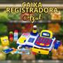 Imagem de Caixa Registradora Infantil Com Luz E Som Acessórios Scanner Alimentos De Brinquedos Dm Toys