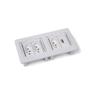 Imagem de Caixa regua retangular 3 tomadas 1 usb charger
