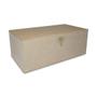 Imagem de Caixa Retangular com Dobradiça e Fecho 26x14x10 Mdf Madeira