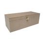 Imagem de Caixa Retangular para Mini Chandon com Dobradiça e Fecho 25x10x9 Kit 5un Mdf Madeira