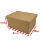 Imagem de Caixa Retangular Tampa Sapato 21x18x10 Kit 10un Madeira Mdf
