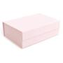 Imagem de Caixa Rígida Dobrável Retangular com Ímã P Rosa Bebê 24,5x17,5x8cm - 5 Un
