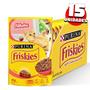 Imagem de Caixa Sache Purina Friskies Gatos Filhotes Sabor Carne 15un