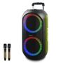 Imagem de Caixa shile sl-2012a com display led bateria recarregavel 100w