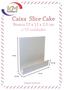 Imagem de Caixa Slice Cake branca 12x11 c/10 unid. -  bolo fatiado, confeitaria, tortas, fatia (3719)