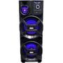 Imagem de Caixa Som Amplificada Bluetooth 2200W Rms Woofer Led Mp3 Usb Tws ACA 2201 Pesadão Black Microfone