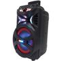 Imagem de Caixa Som Amplificada Portátil Bluetooth 250W Rms Mp3 Fm Led Bateria Amvox Aca 255 Hit + 1 Microfone