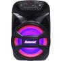 Imagem de Caixa Som Amplificada Portátil Bluetooth 480W Rms Mp3 Fm Usb Led Bateria Tws Amvox Aca 480 Viper II