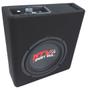 Imagem de Caixa Som Amplificada Smart Box Mini Slim Subwoofer 8 Polegadas 200w Carro Com Chicote