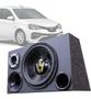 Imagem de Caixa Som Automotivo Trio Completa Subwoofer Toyota Etios