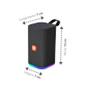 Imagem de Caixa Som Bluetooth Led Rgb Usb Micro Sd Fm Soundbox