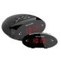 Imagem de Caixa Som Rádio Relógio Bluetooth Portátil Alarme Design Moderno Qualidade Sonora Potente Cronômetro