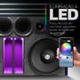 Imagem de Caixa Som Trio Automotivo Shutt 1000w Woofer Xplode 12 Pol + 4 Driver + 2 Tweeter Duto Régua RGB LED