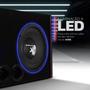 Imagem de Caixa Som Trio Automotivo Shutt 400w Woofer 8 Pol Xplode Dutada Porta Mala Toca Muito Led Neon