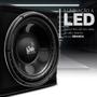 Imagem de Caixa Som Trio Automotivo Three Side Shutt 600w RMS Subwoofer Beatz 12 Pol 2 Driver + 2 Tweeter LED