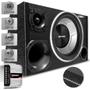 Imagem de Caixa Som Trio Champion 1200w RMS Subwoofer 4D4 12 Pol + Driver + Tweeter + Módulo TS400 LED Pancadã