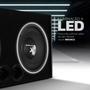 Imagem de Caixa Som Ultra Slim Amplificada Shutt 400w RMS Subwoofer Concept 8 Pol Grave Forte Banco Carro LED