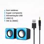 Imagem de Caixa Som Usb 6w Rms Celular Notebook Pc Mac Altomex Al-3061
