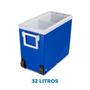 Imagem de Caixa Super Térmica Cooler 32 Litros Arqplast Com Alça e Rodinhas