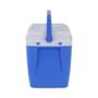 Imagem de Caixa Térmica 34 Litros Bel Lazer com Suporte para Bebidas e Alça Azul 