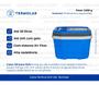 Imagem de Caixa Térmica Azul Cooler Suv 20 Litros Praticidade Termolar