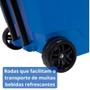 Imagem de Caixa Termica com Rodas e Alca / Carrinho Cooler 42 Litros Mor Azul