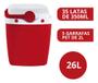 Caixa Térmica Cooler 26l Alça Leve Mor Cores Variadas Praia Imagem de Caixa Térmica Cooler 26l Alça Leve Mor Cores Variadas Praia