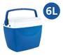 Caixa Térmica Cooler 6l Alça Leve Mor Cores Variadas Praia Imagem de Caixa Térmica Cooler 6l Alça Leve Mor Cores Variadas Praia