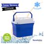 Imagem de Caixa Térmica Cooler Azul 40 Litros C/ Alça Praia E Cerveja