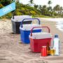 Imagem de Caixa Térmica Cooler Bebidas 40 Litros/62 Latas Com Alça Praia Verão Piscina 895