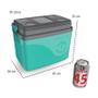 Imagem de Caixa Térmica Cooler Com Alça 30 Litros Grande 45 Latas Unitermi