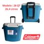 Imagem de Caixa Térmica Cooler Com Rodas 28 Qt 26,5 Litros Coleman