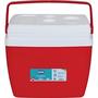 Imagem de caixa térmica mor 34 litros capacidade para 50 latas com alça cooler isopor praia piscina churrasco
