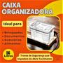 Imagem de Caixa Transparente Organizadora Multiuso 56 Litros C/ Tampa